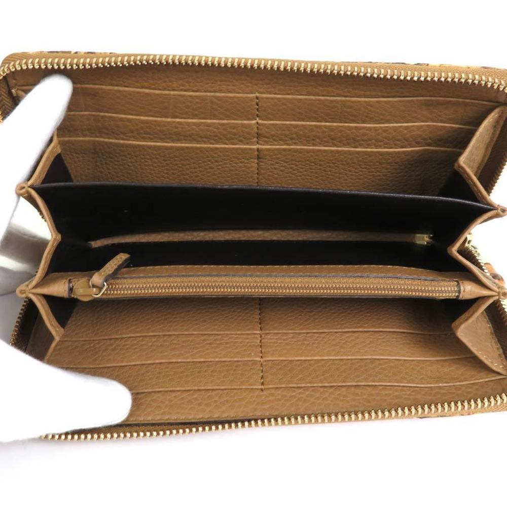 Gucci Python Long Wallet Brown - image 3